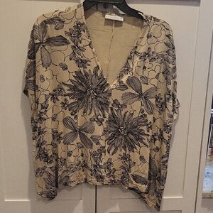 Bryn Walker Tan/black Box Top